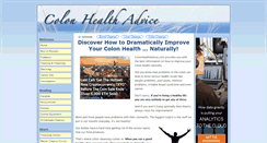 Desktop Screenshot of colonhealthadvice.com